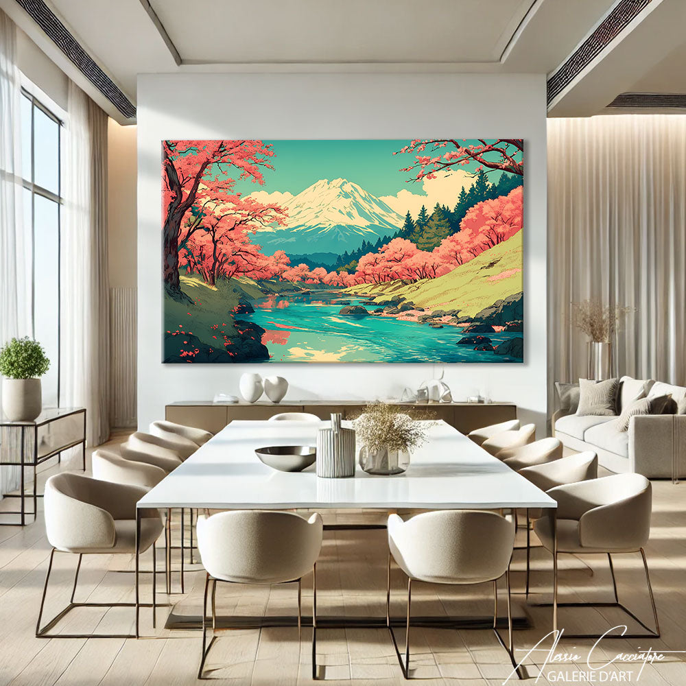 Toile Paysage Montagne
