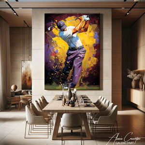 Tableau Golfeur Moderne
