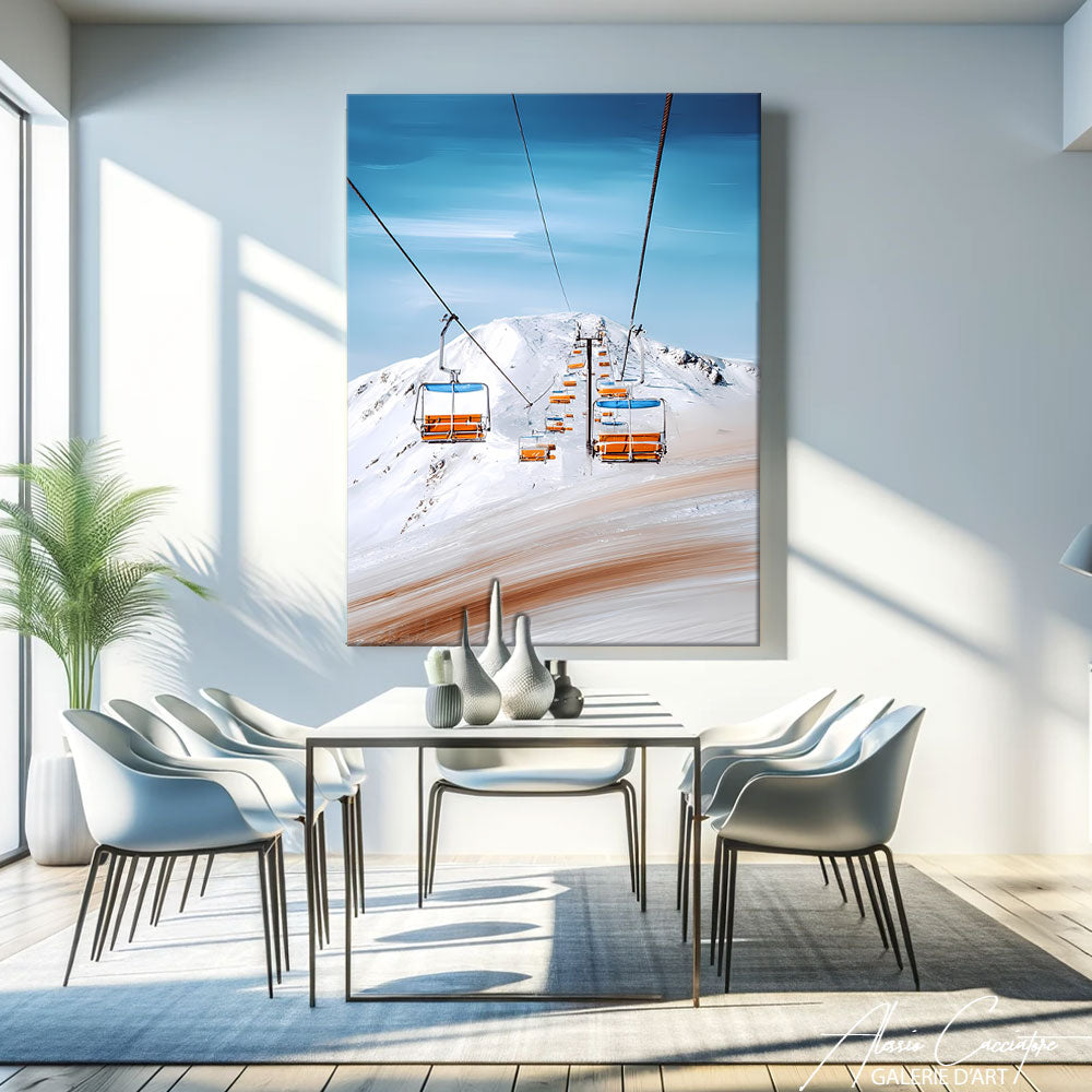 Tableau Ski Moderne