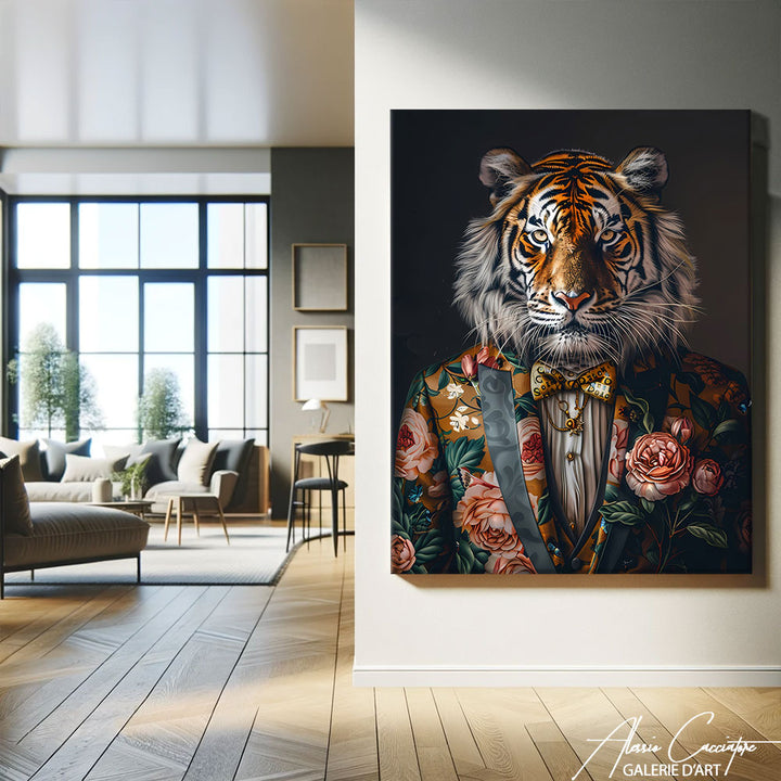 Peinture Tableau Tigre
