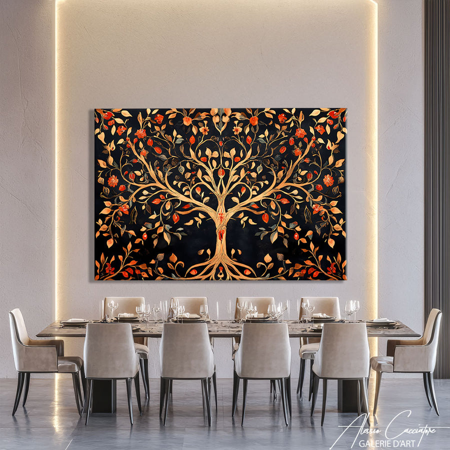 Arbre De Vie Peinture – mise en situation