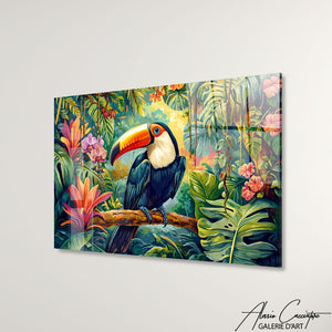 Cadre Peinture Jungle