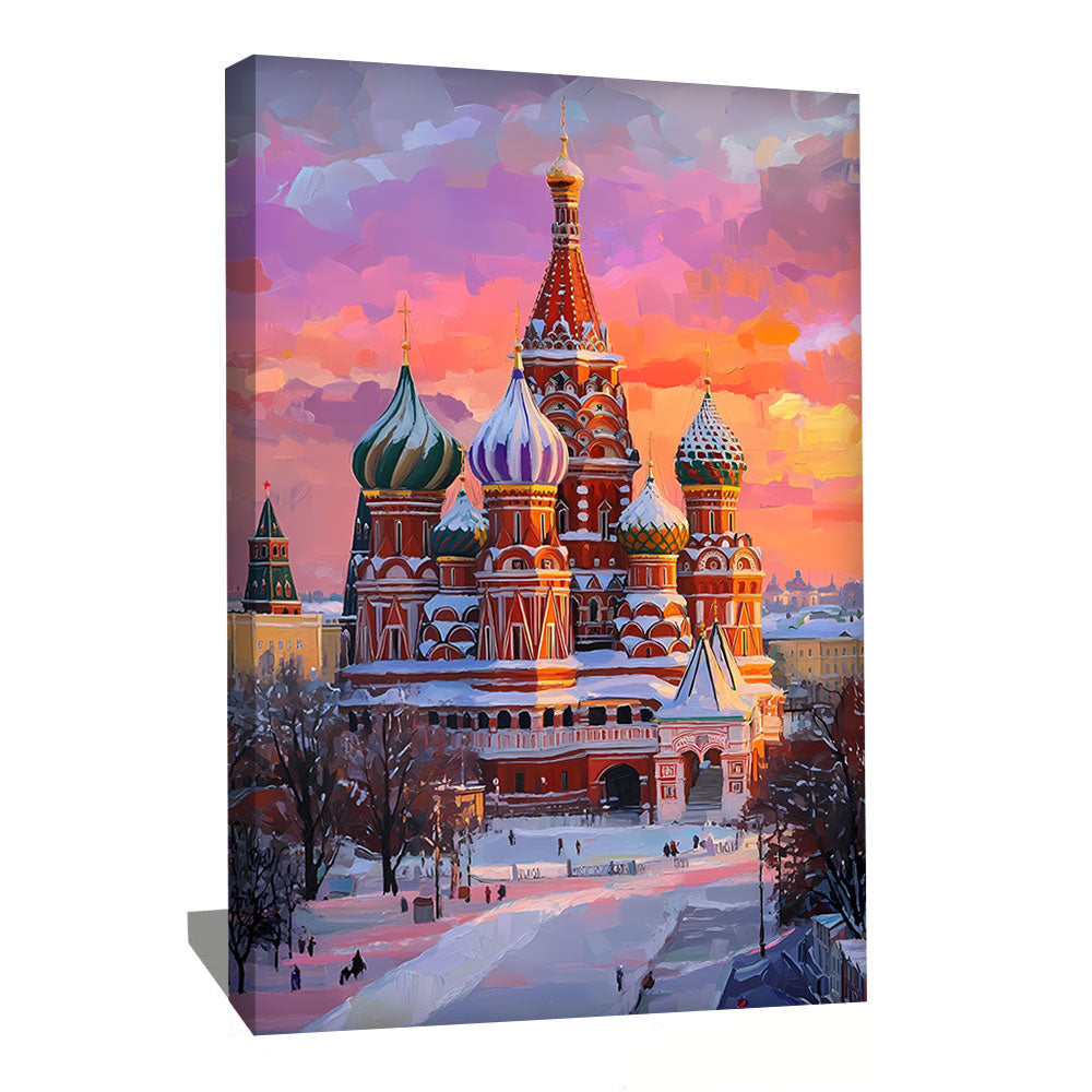 TABLEAU CATHÉDRALE MOSCOU