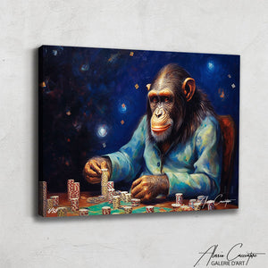 tableau singe poker