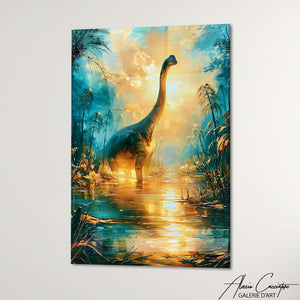 Art Mural Dinosaure Tableau