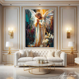 Tableau Ange Abstrait