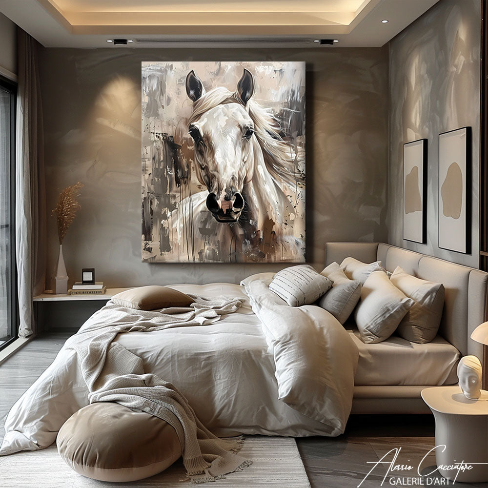 tableau toile cheval 