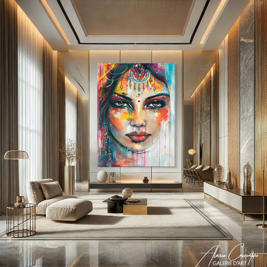 Peinture Orientaliste Femme
 – mise en situation