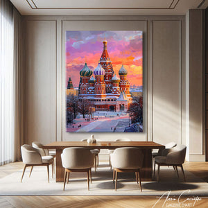TABLEAU CATHÉDRALE MOSCOU