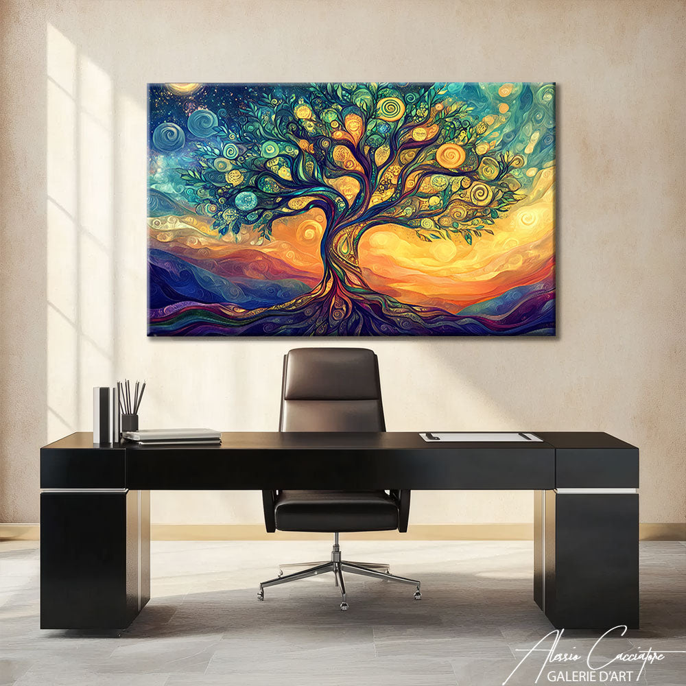 cadre mural arbre de vie
