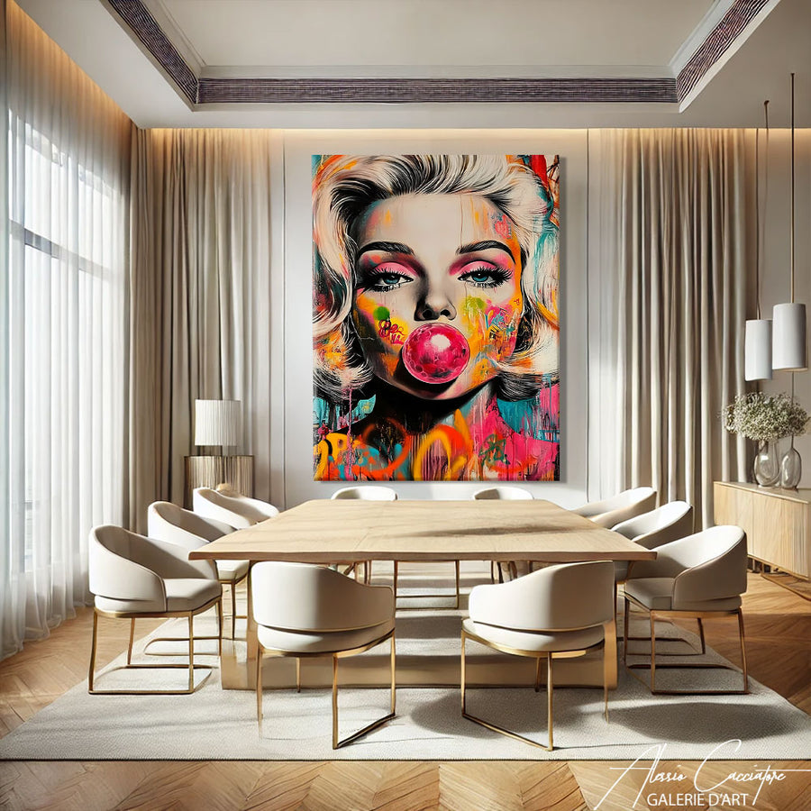 Tableau Salon Tendance – mise en situation
