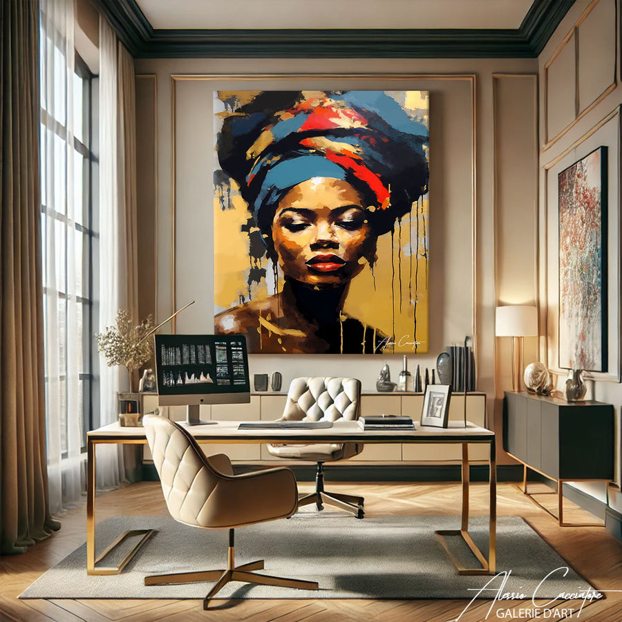 Tableau Africain Design  – mise en situation