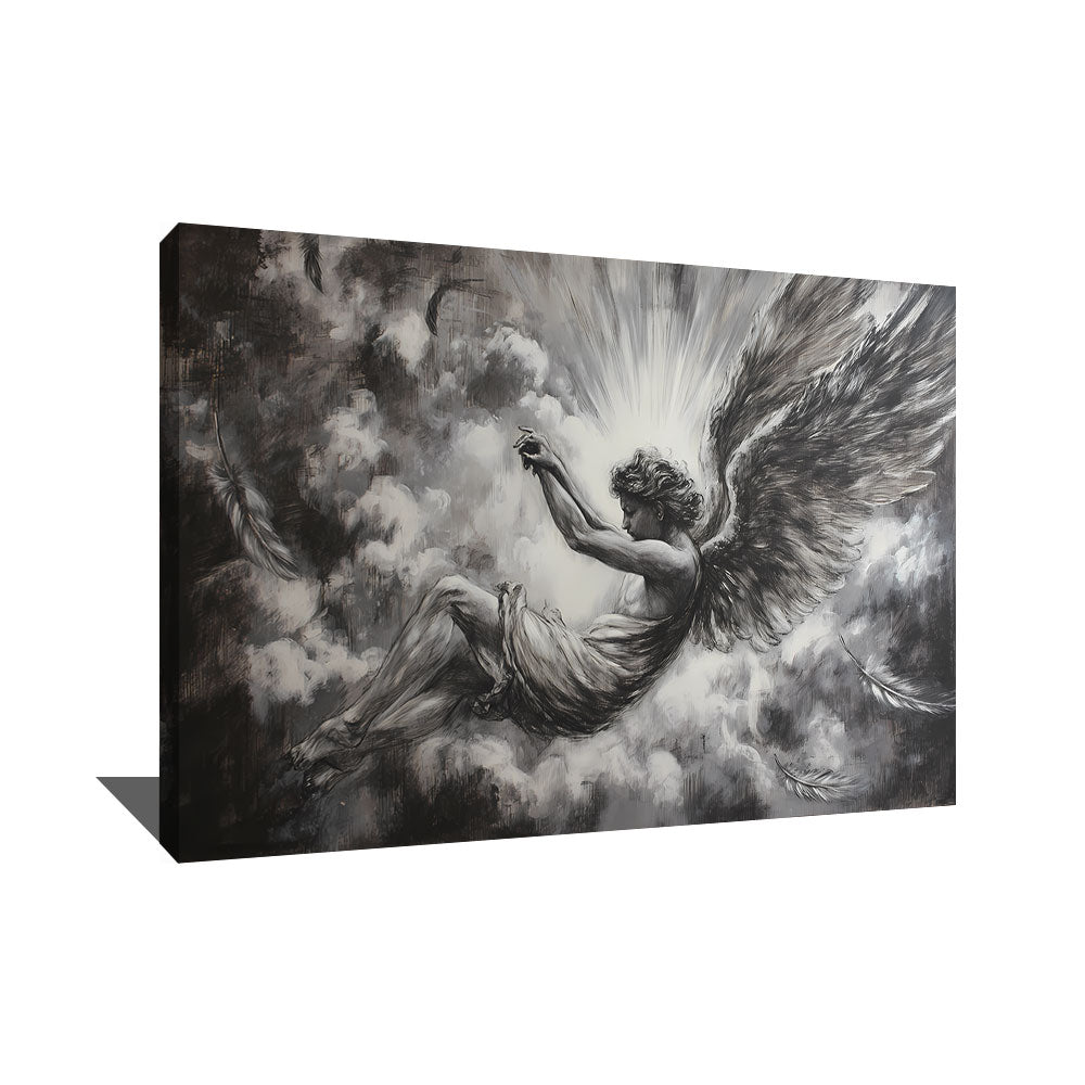TABLEAU ANGE QUI TOMBE DU CIEL