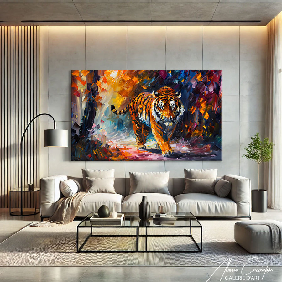 Tigre Géant Tableau
 – mise en situation