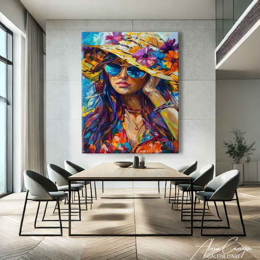 Peinture Femme Abstraite
 – mise en situation