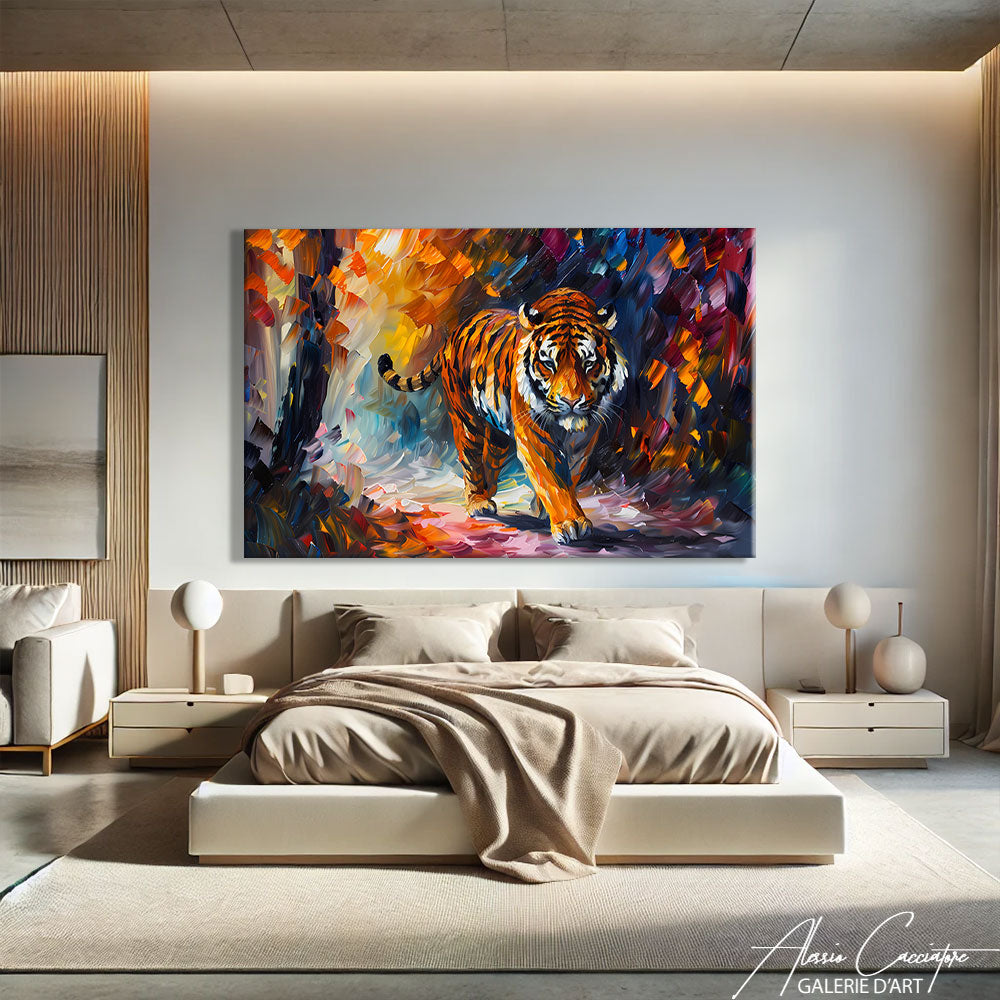 Peinture Tableau Tigre
