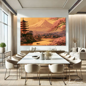 tableau mont fuji