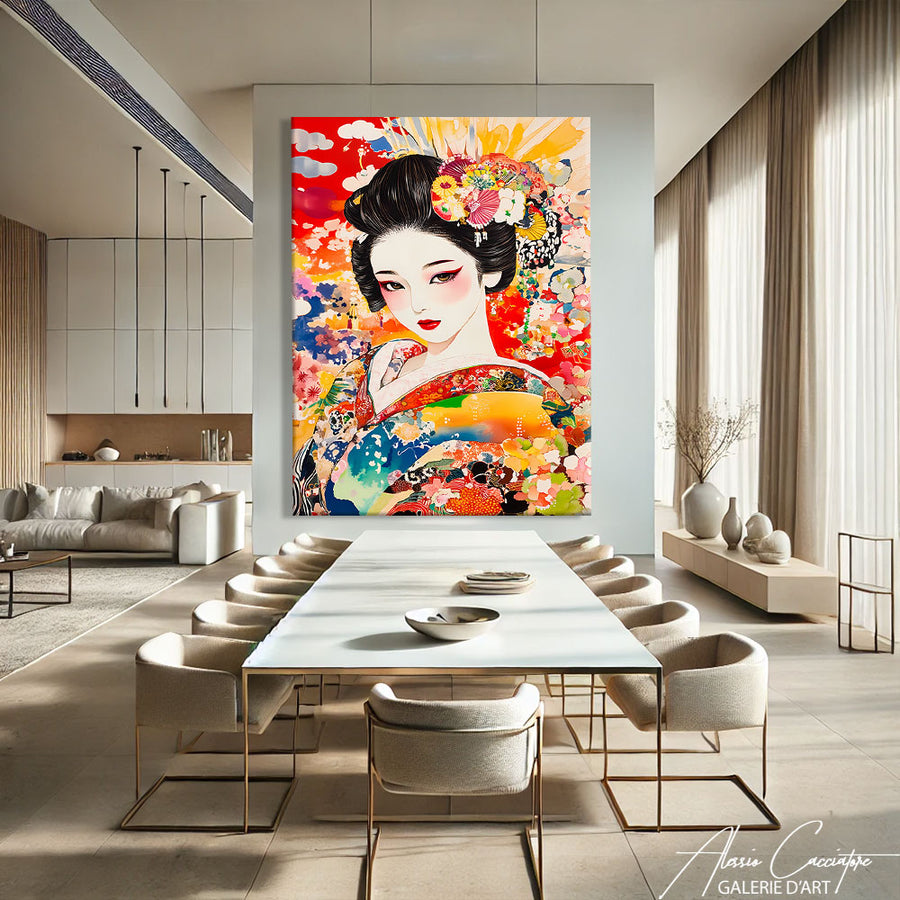 Tableau Mur Salon
 – mise en situation