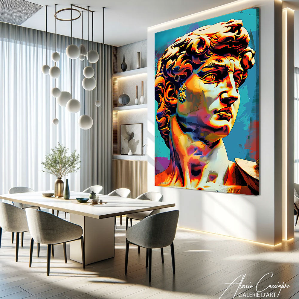 cadre tableau street art
