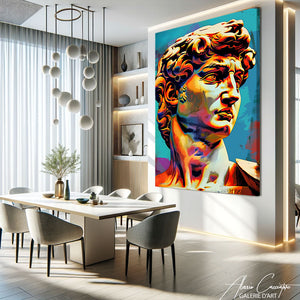 cadre tableau street art
