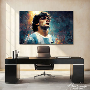 Tableau peinture moderne pour salon
