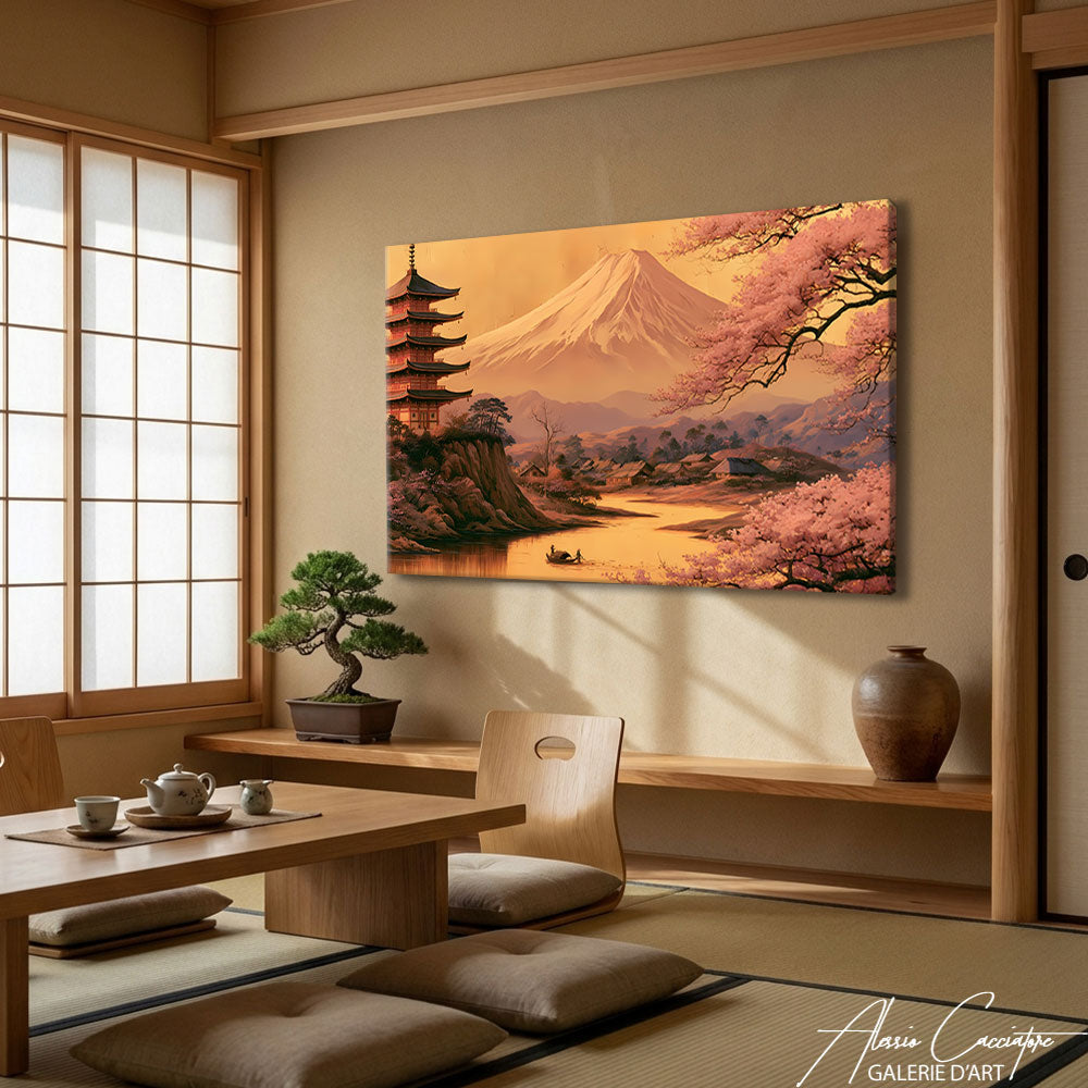 tableau pagode