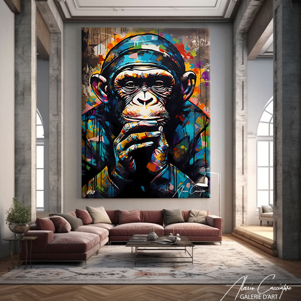 Tableau Street Art Singe