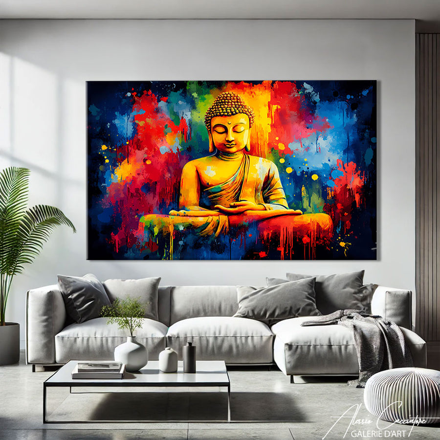Cadre avec Bouddha – mise en situation