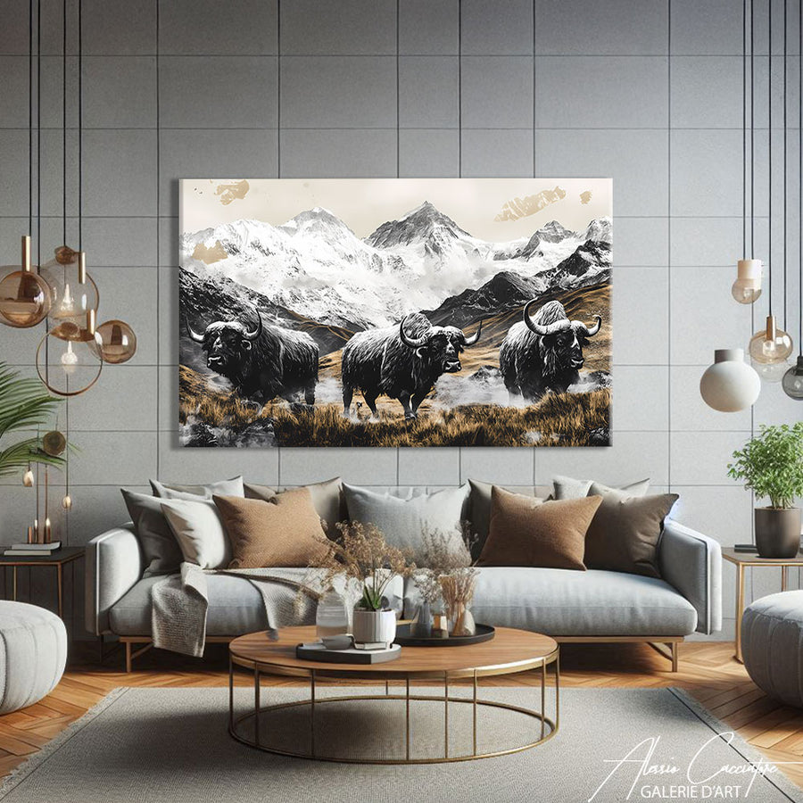 Tableau Animaux de Montagne – mise en situation
