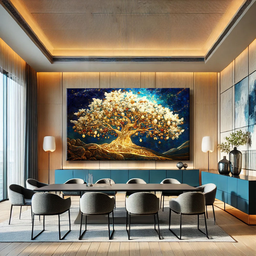 Impression arbre abstrait
