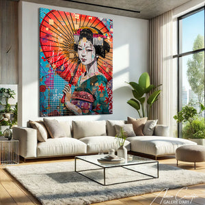 tableau peinture japonaise