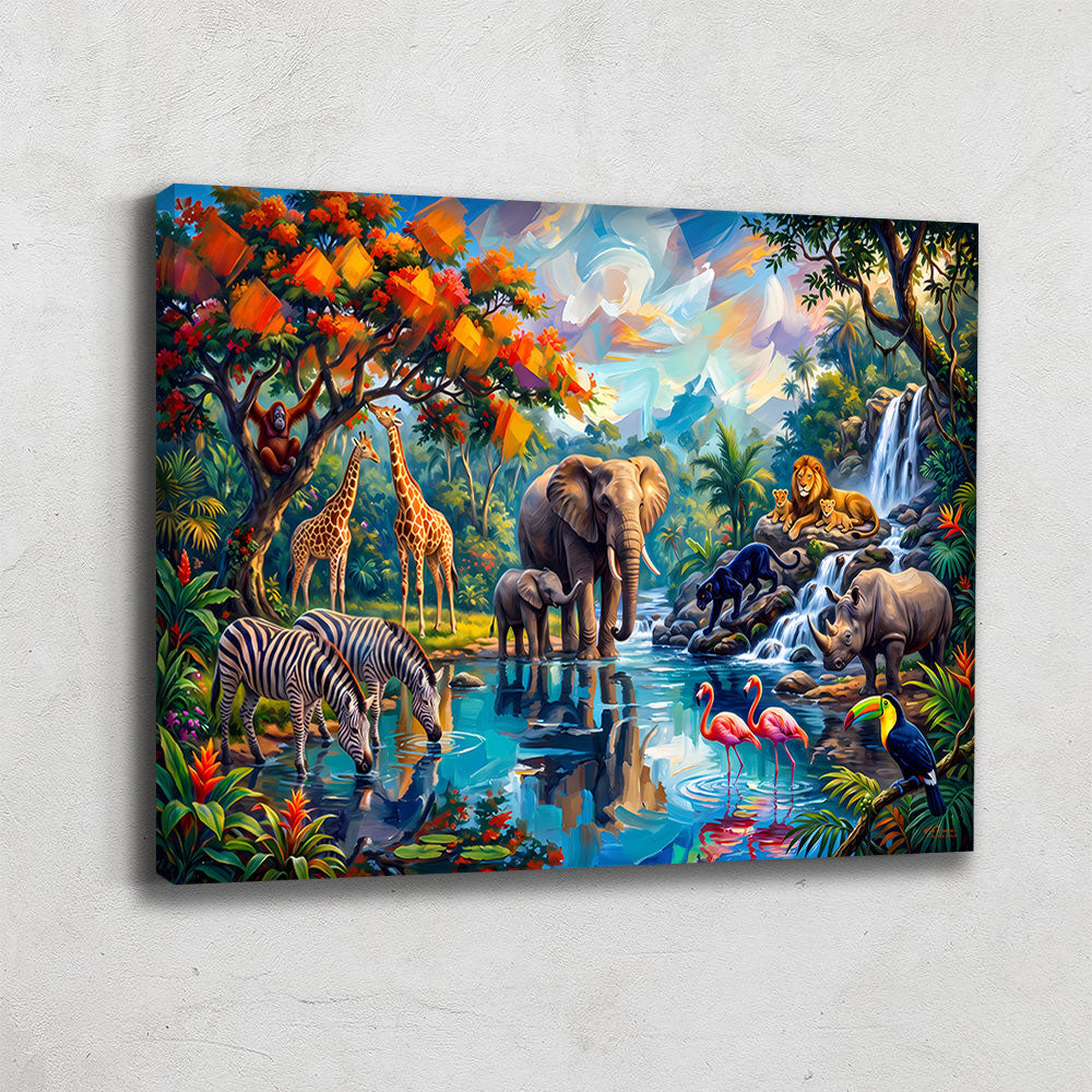 Peinture Jungle