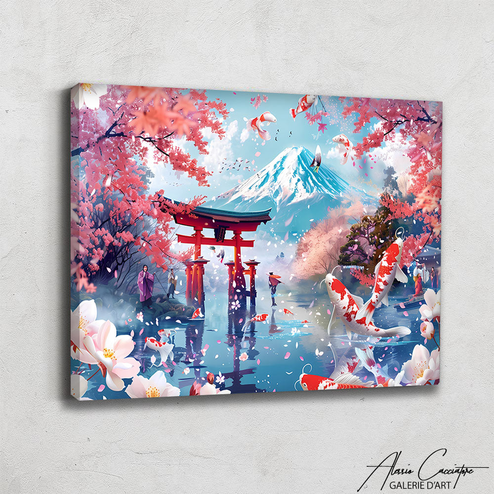 Tableau Paysage Japonais
