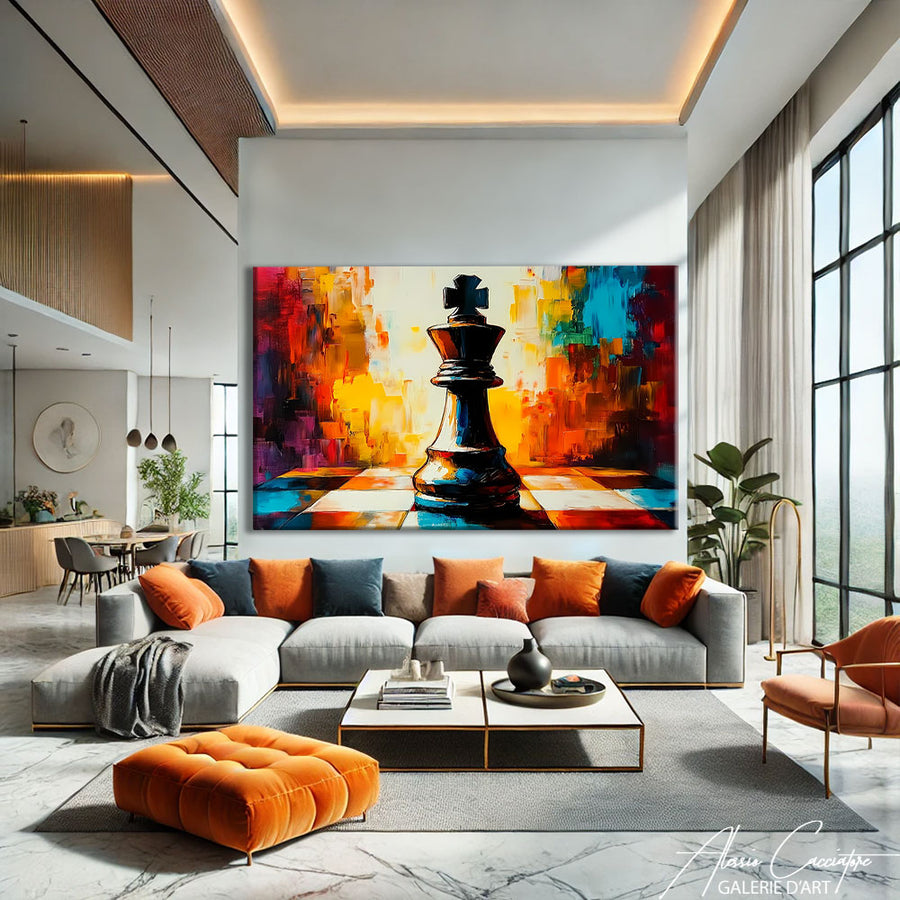 Tableau Décoratif Mural Salon – mise en situation