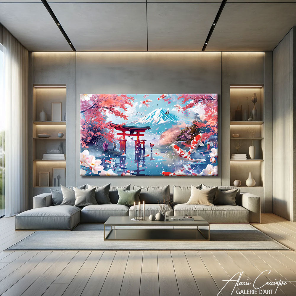 Tableau Paysage Japon
