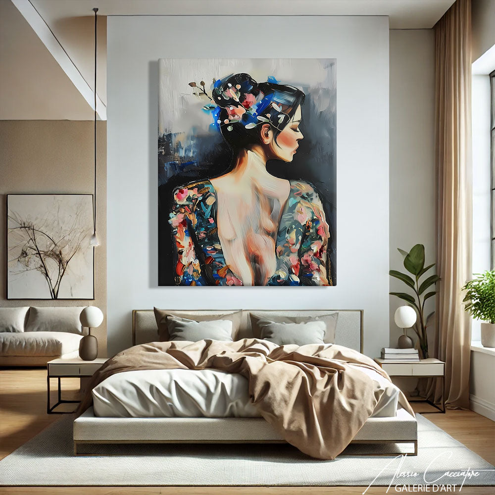 Peinture Moderne Portrait de Femme
