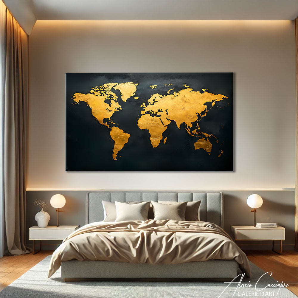 Cadre Map Monde