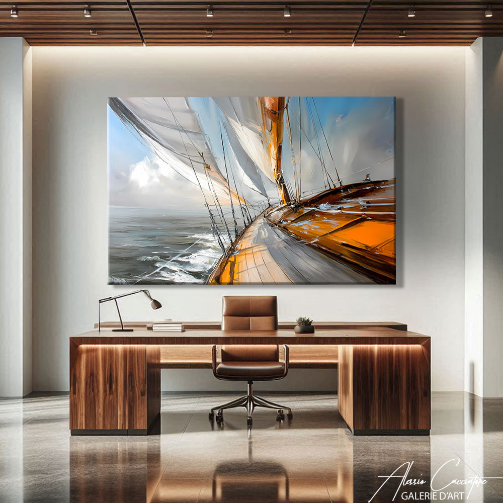 Bateau Peinture Tableau