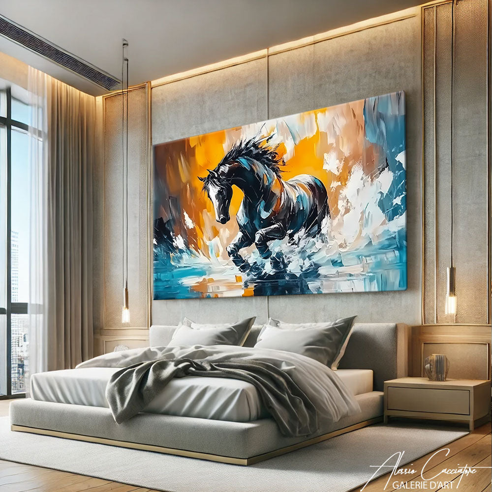 Cheval Peinture Moderne
