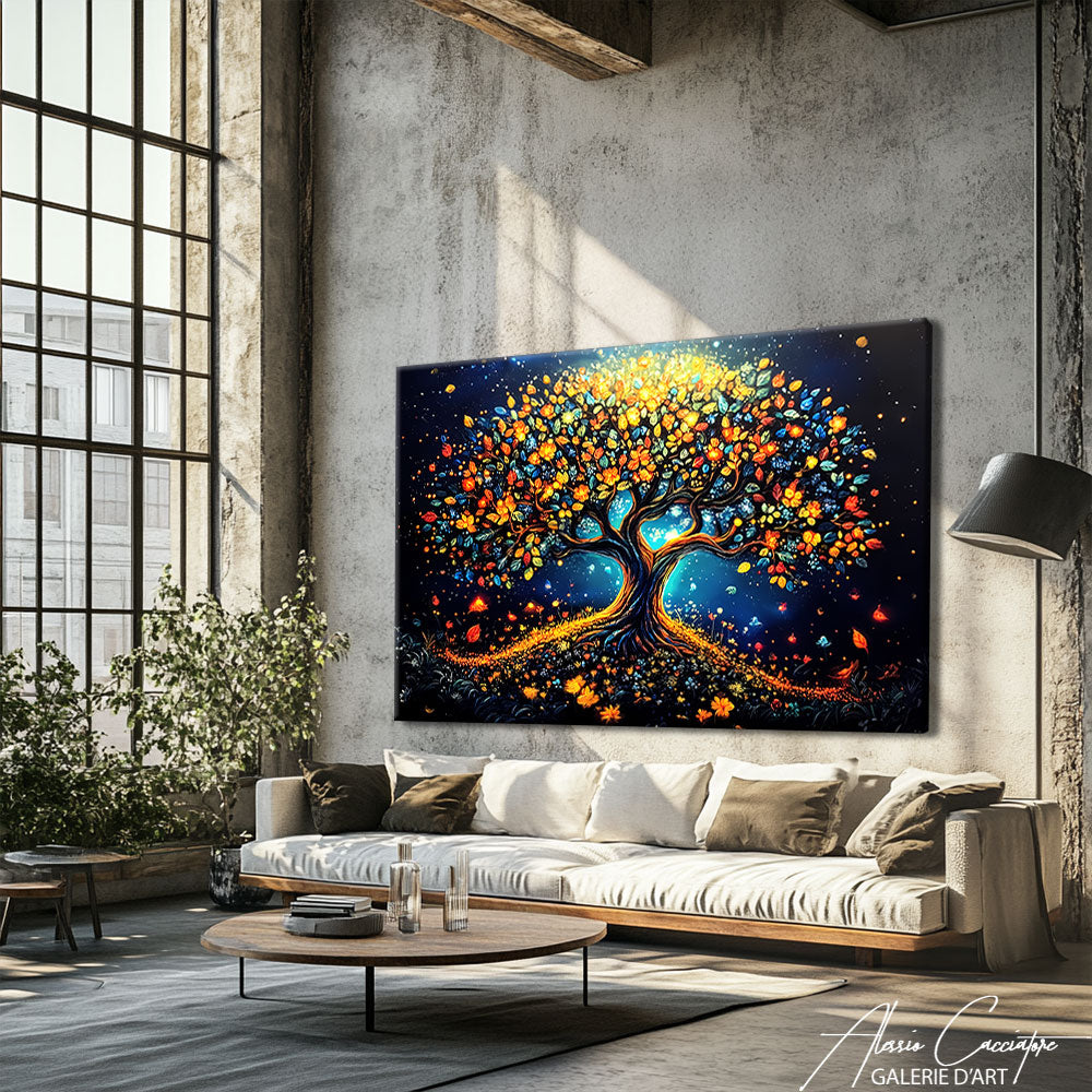 arbre de vie peinture acrylique
