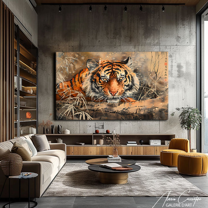 Toile Tigre Japonais
