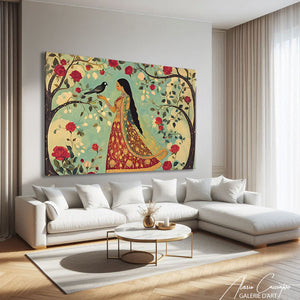 Tableau Femme Indienne