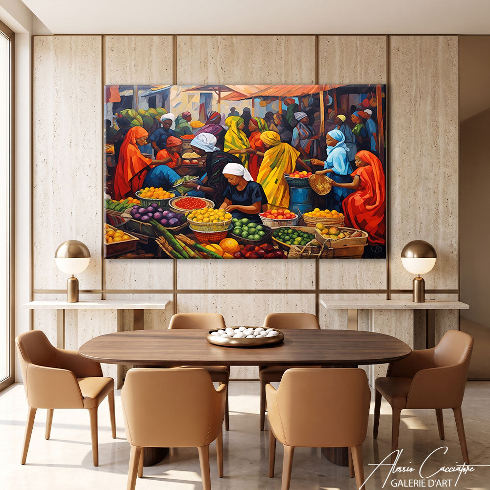 TABLEAU MARCHÉ AFRICAIN