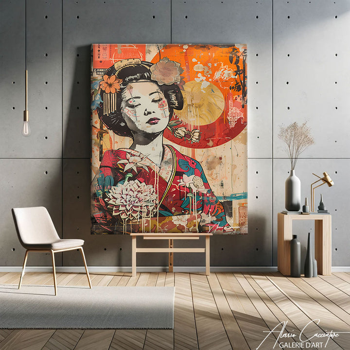 tableau japonaise femme