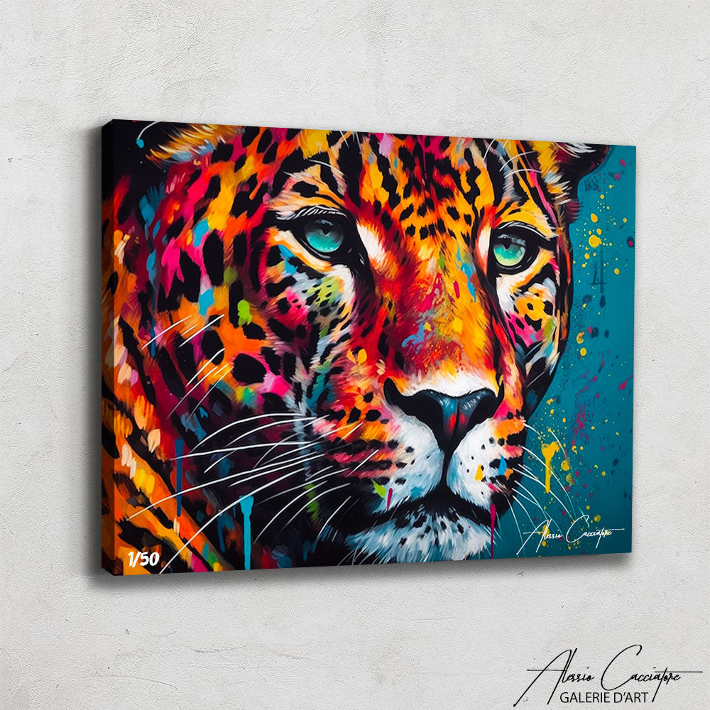 tableau street art animaux