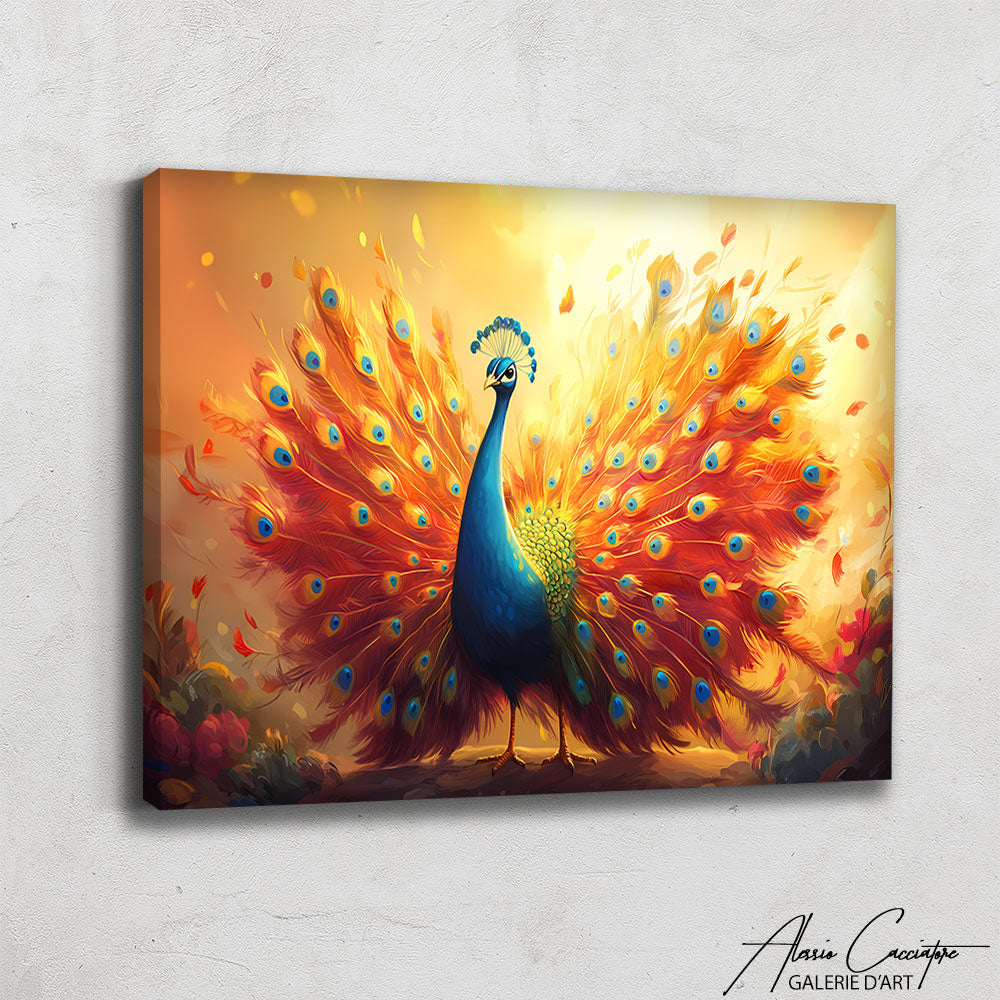 Paon Peinture Acrylique