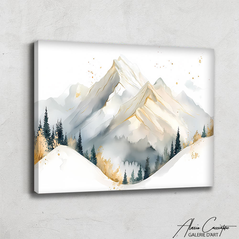 Tableau Toile Montagne