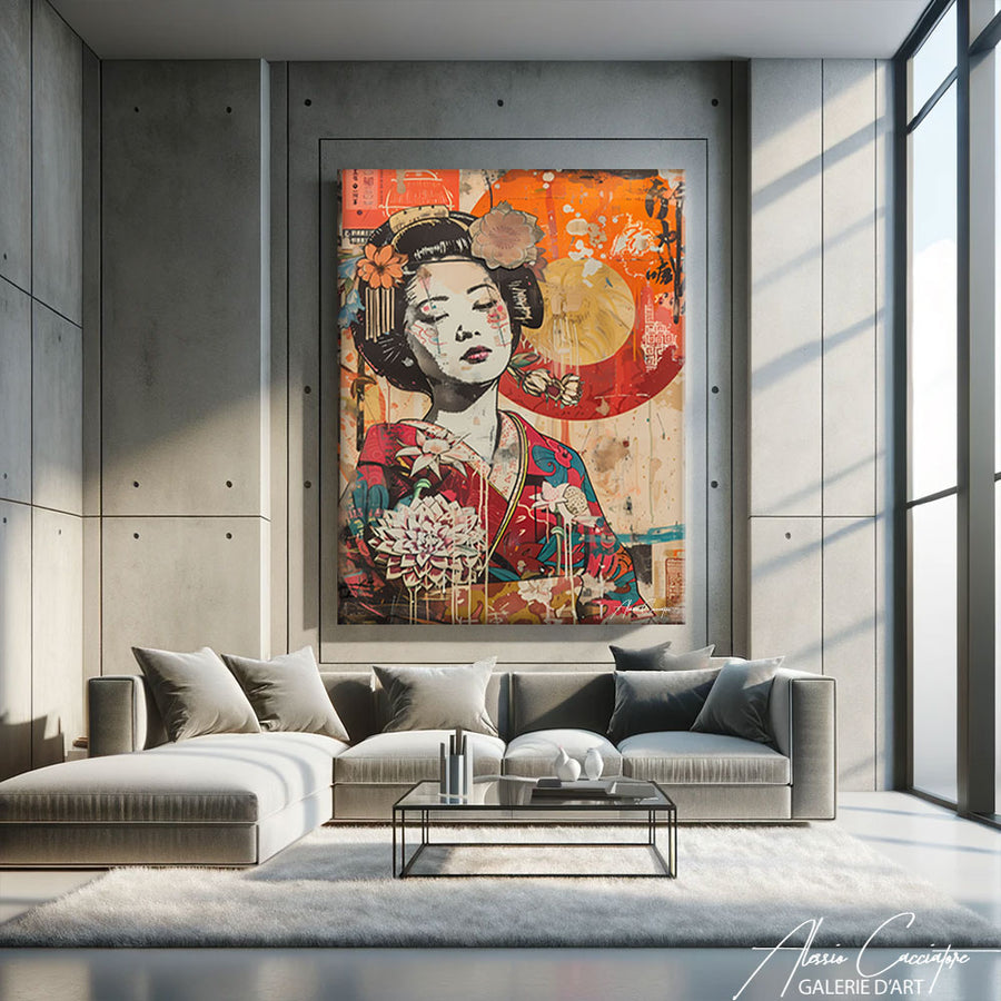 Tableau Deco Japonais – mise en situation