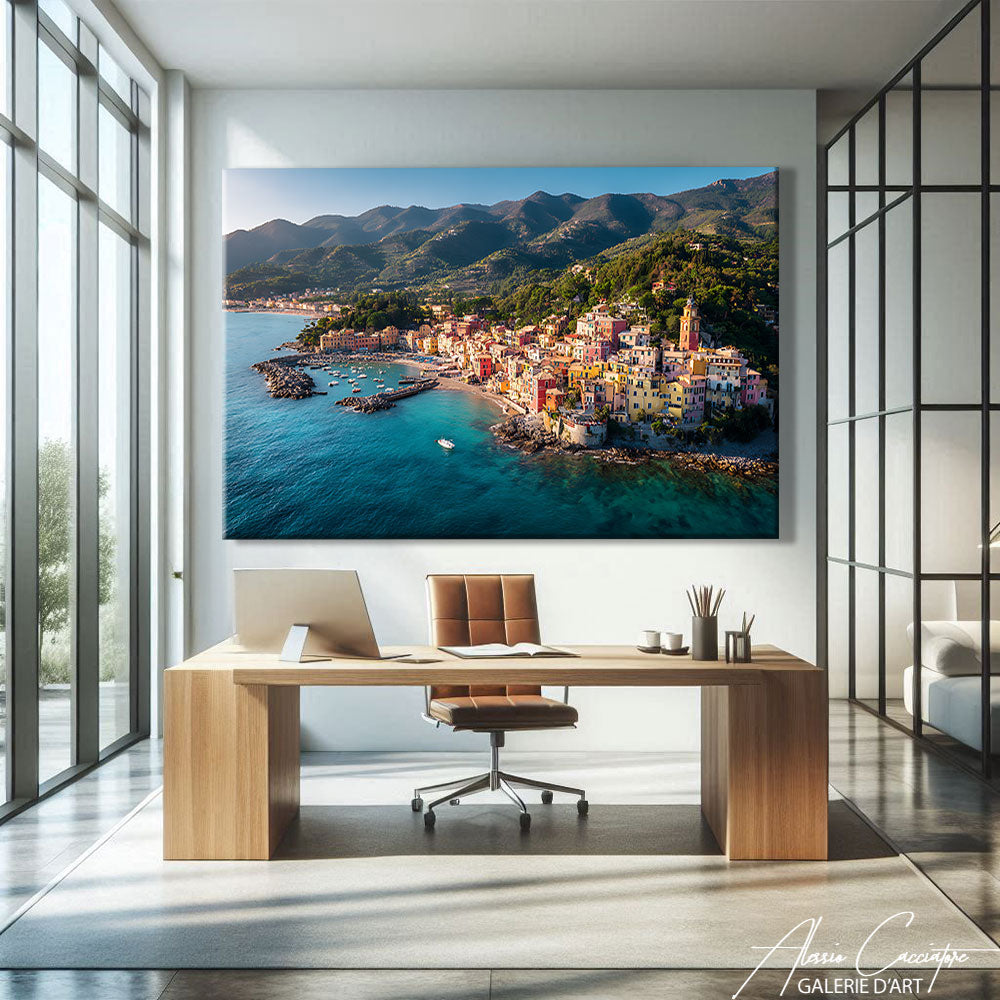 Tableau Bleu Chambre