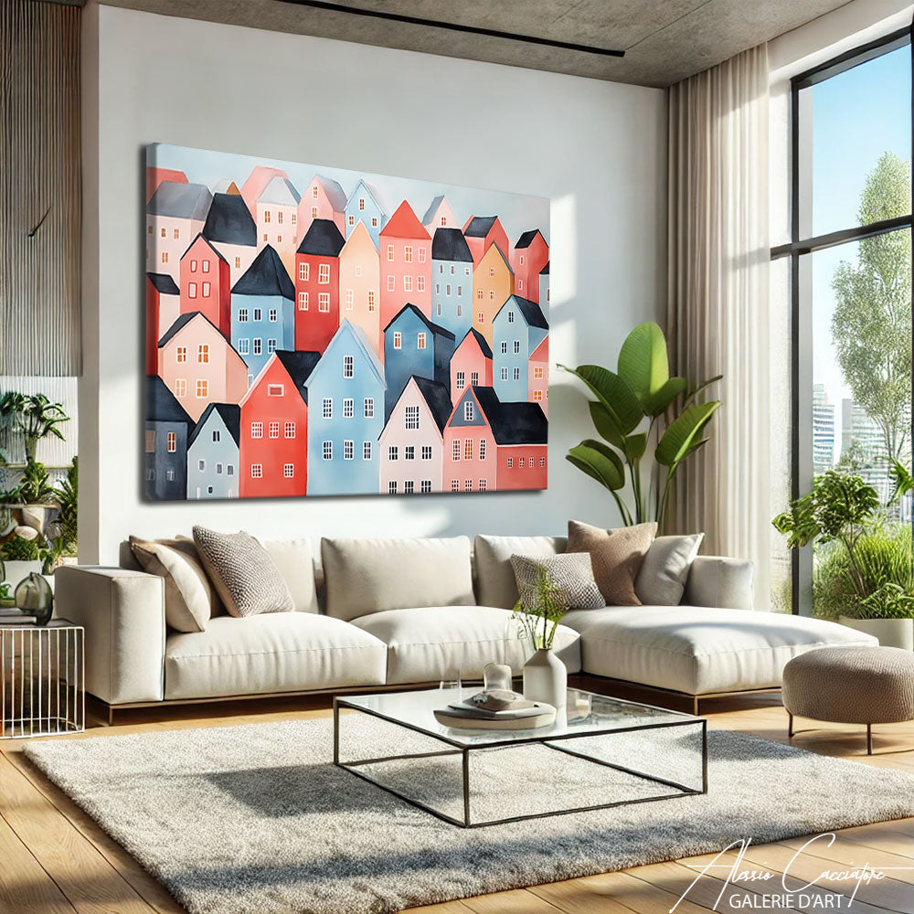 Tableau horizontal salon